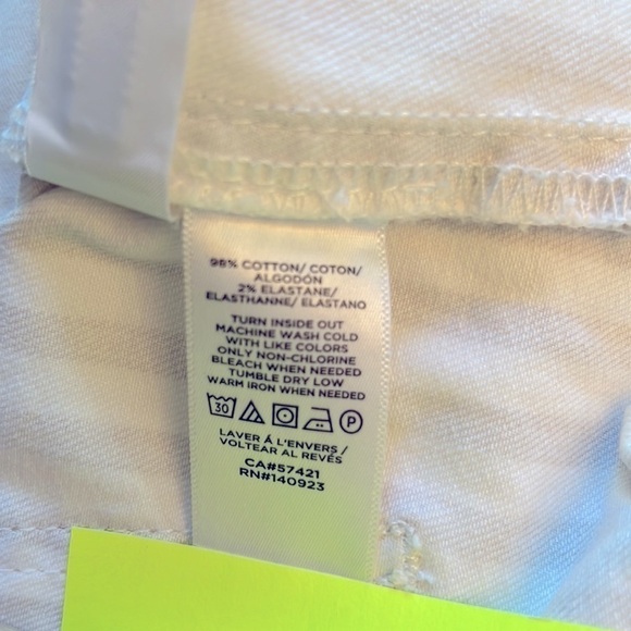 Loft Made and Love High Waist Flare Crop Stripe Pants size 14 NWOT - Picture 10 of 11